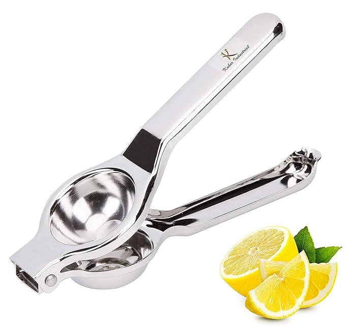 Kuber Industries Super Stainless Steel Lemon Squeezer with Attached