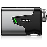 EENOUR Golf Rangefinder with Slope,1200 Yards 7X Magnification, Laser Range Finder with Pin Lock Vibration,Rechargeable Battery,IP54 Waterproof, Stripe,Golf Accessories for Men Women