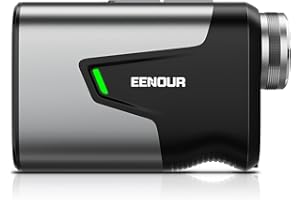 EENOUR Golf Rangefinder with Slope, 1200 Yards 7X Magnification， Laser Range Finder with Pin Lock Vibration,Rechargeable Batt