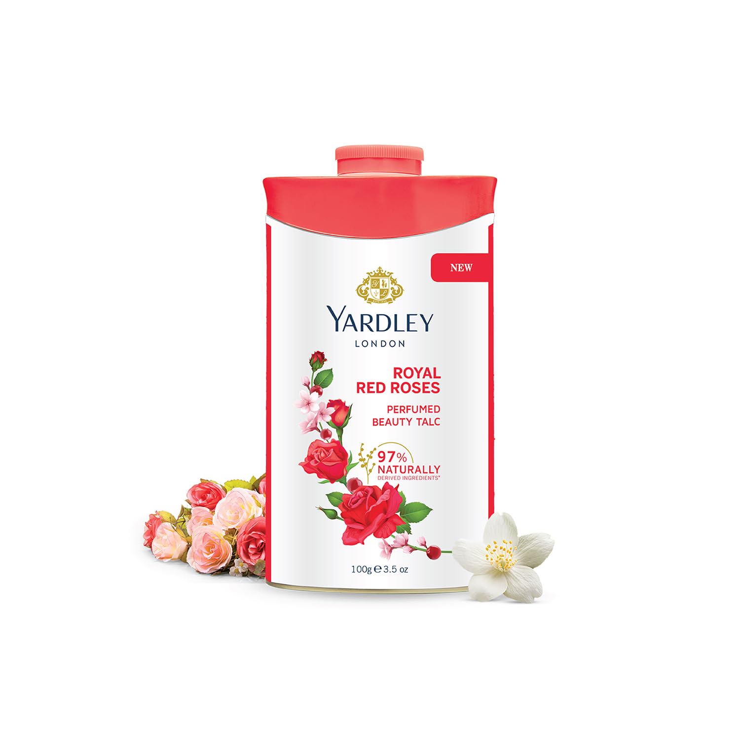 Yardley Red Rose Perfumed Talc 250 g
