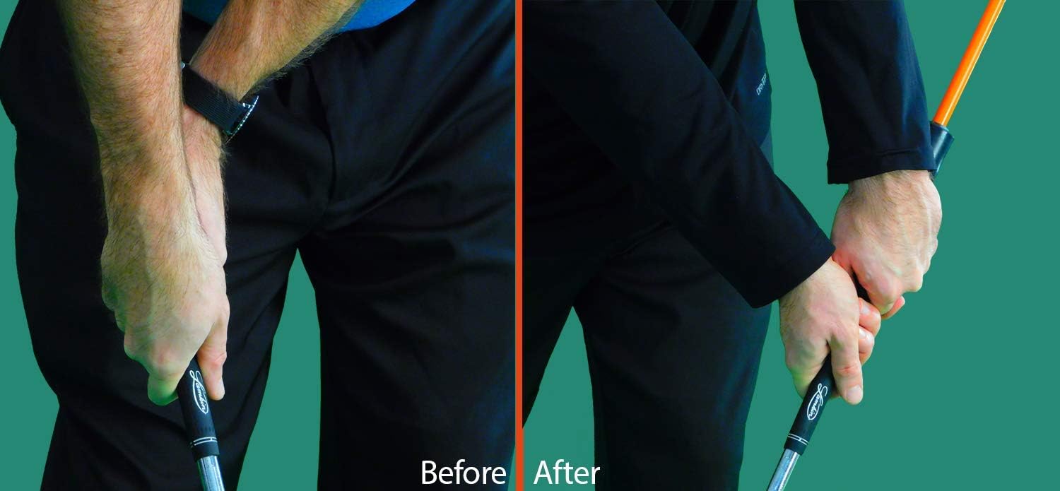 Anti-Flip Stick; Impact Golf Swing Training Aid | Teaches Proper Impact & Swing Plane | Golf Swing Trainer | Golf Chipping Practice Aid : Sports & Outdoors