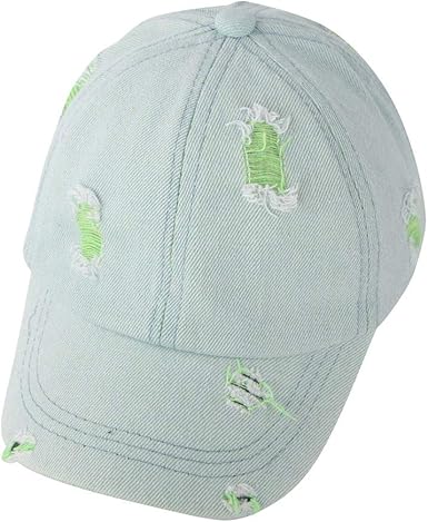green infant baseball cap
