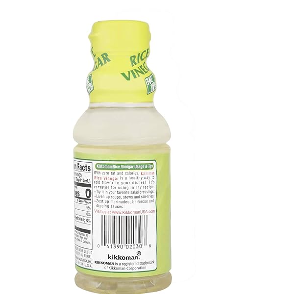 KIKKOMAN RICE VINEGAR, 10 FLUID OUNCE