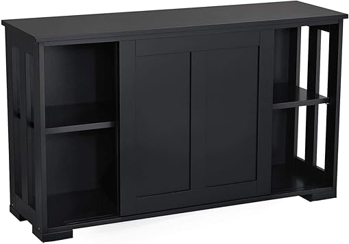 Amazon.com: YAHEETECH Soporte de TV, mesa consola de almacenamiento de