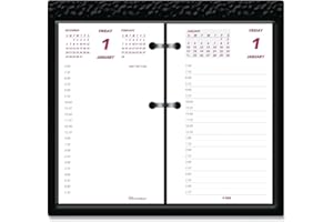 Brownline 2024 Daily Desk Calendar Refill, 12 Months, January to December, 6" x 3.5" (C2R-24)
