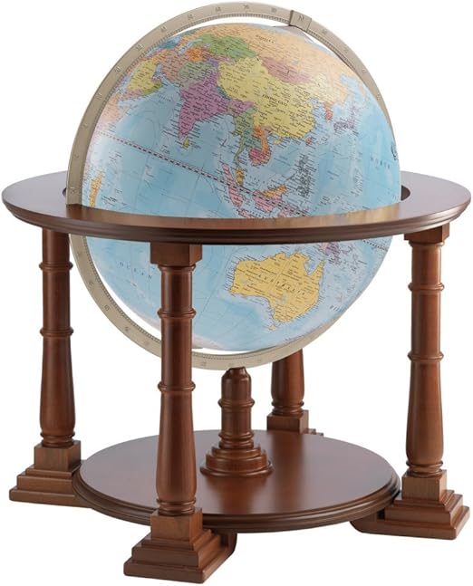 Amazon Com Zoffoli Mercatore 24 In Floor Globe In Blue Ocean W