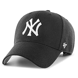 47 Brand NY MVP Cap B-MVP17WBV-BK, Unisex, hat, Black