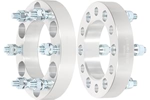 ECCPP Wheel Spacers Adapters 2PCS 1.25" 6x5.5 to 6x5.5 108mm 12x1.5 Studs for Chevrolet Chevy Colorado GMC Canyon Toyota FJ C