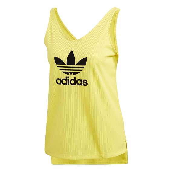 adidas yellow tank top