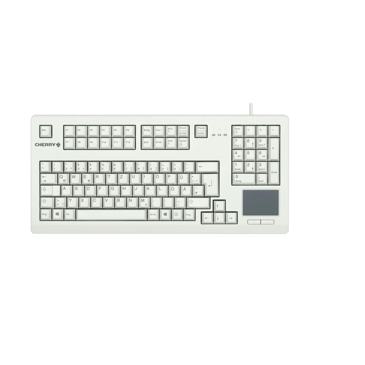 Photo 1 of CHERRY G80 TouchBoard, Light Grey - 104 Keys, G80-11900LUMEU-0