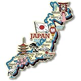 Japan Jumbo Country Map Magnet by Classic