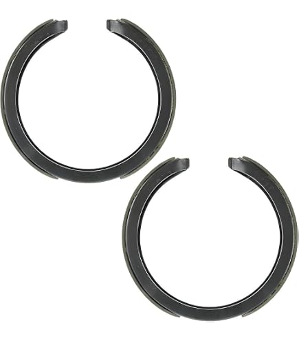 Detroit Axle Rear Brake Shoes Set (2pc) - Premium Semi-Metallic, Fits Chevy Blazer S10, Camaro, Buick Rendezvous, Cadillac CTS