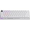 Logitech G PRO X 60 Lightspeed Wireless Gaming Keyboard, Ultra Compact TKL 60% Mechanical Keyboard for Windows PC, LIGHTSYNC RGB, Dual-Shot PBT Keycaps, GX Optical Tactile Switches - White