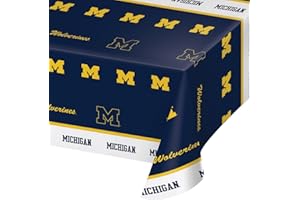 Creative Converting Michigan Wolverines Plastic Banquet Table Cover