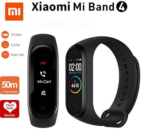 Xiaomi Smart Band 4, Adultos Unisex, Negro, Talla única: Amazon.es: Deportes y aire libre