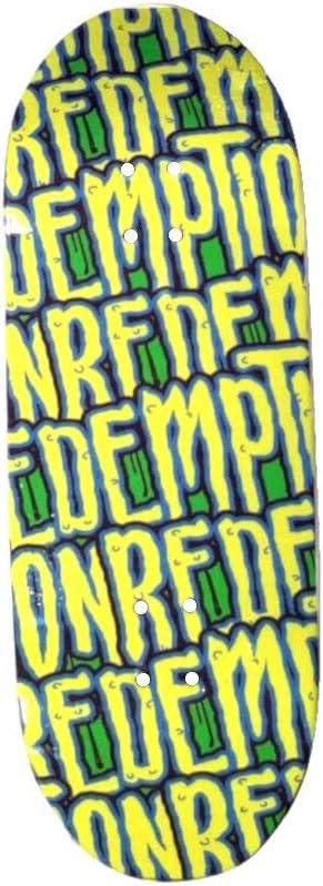 Redemption Pattern Fingerboard Deck - AK Shape (34mm)