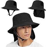 Seektop Surf Bucket Hat with UPF 50+ UV Protection, Waterproof Sun Hat with Adjustable Chin Strap for Surfing, Water Sports