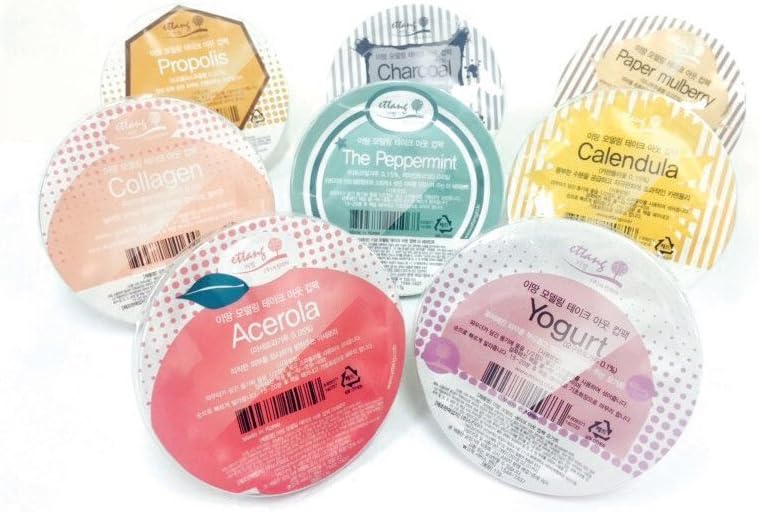 Ettang Modeling Take-Out Cup Pack 0.6Oz X 8 (Set Of 8) Yogurt/Acerola/Propolis/Charcoal/Paper Mulberry/Collagen/The Peppermint/Calendula