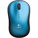 Logitech M185 Wireless Mouse, Blue