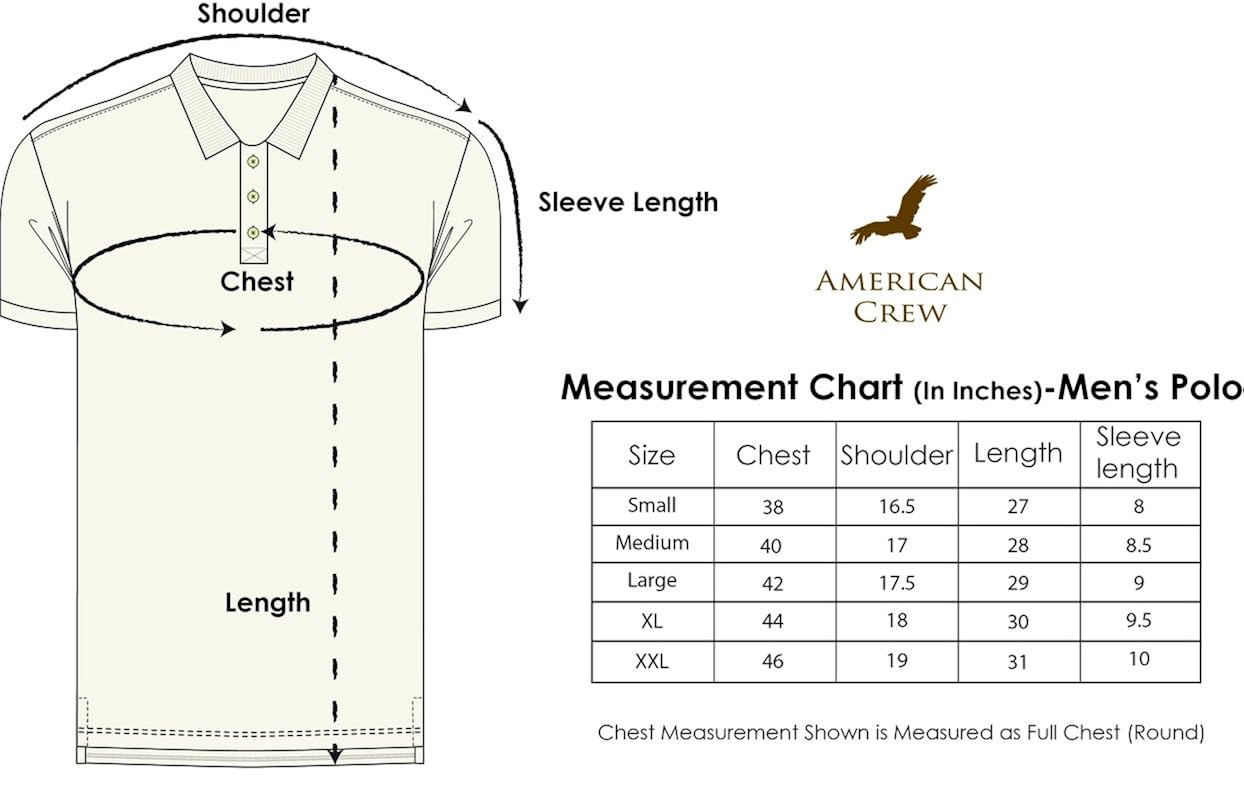 american crew men's cotton polo (blue & green)