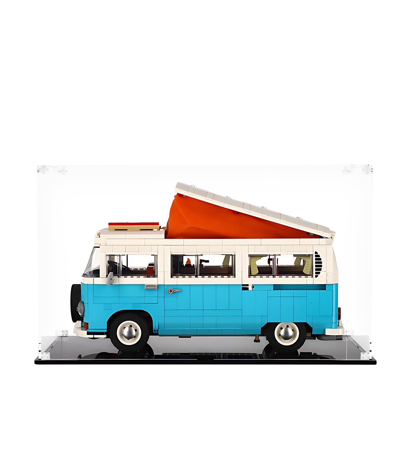 Acrylic Display Case for Lego 10279 T2 Campervan Display Case for Models Collectibles (Display Case Only)