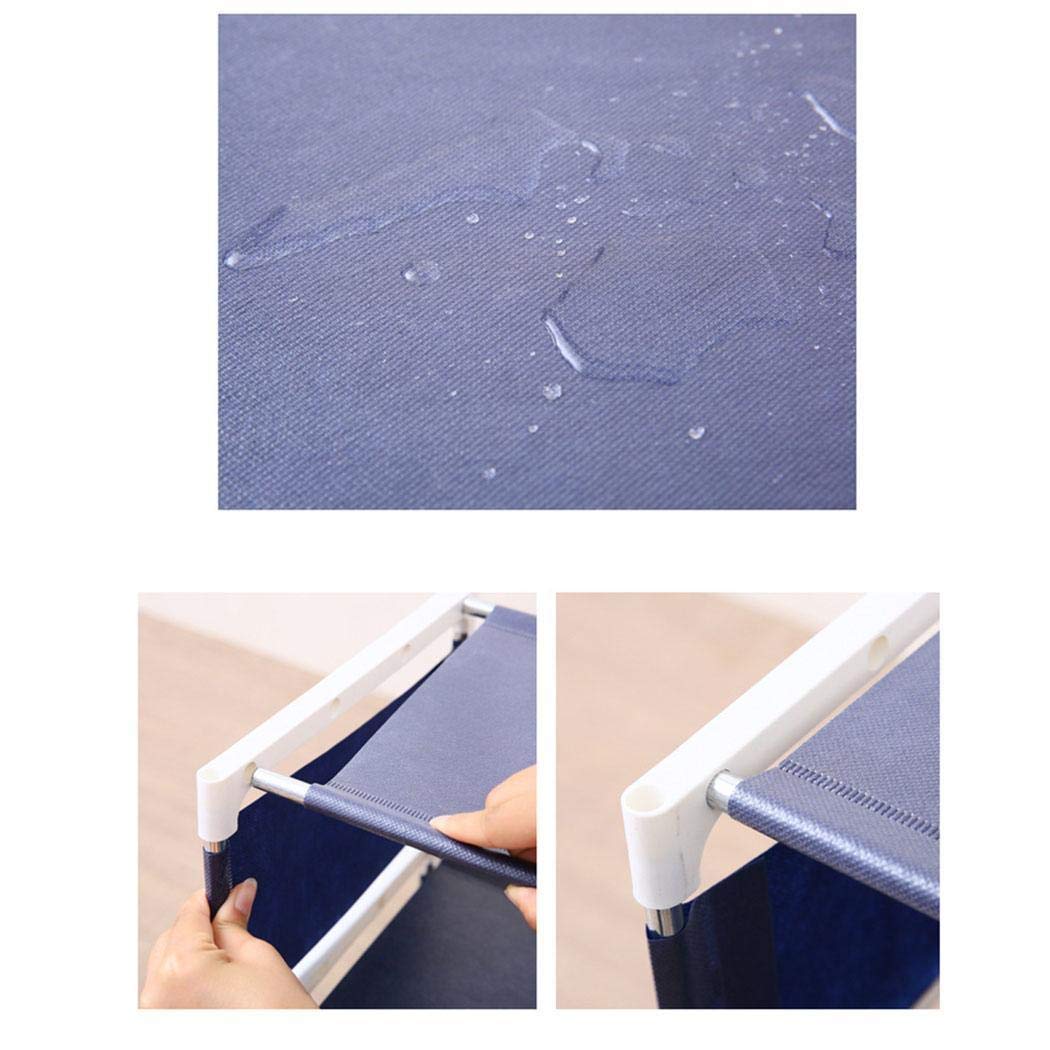 Pinsparkle Shoe Rack, 3-4 Tier Stackable Shoe Rack Storage Shelves, Non-Woven Fabric Show Tower, DIY Assembly ? No Tools Requ Free Standing Shoe Racks