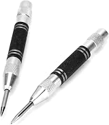 QWORK 2 Pack Automatic Center Punch 5 Inch Spring Loaded Hole Marker Tool view 5