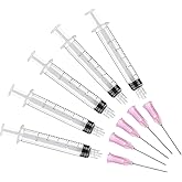 5 Pack 5ML/CC Premium Ink Filling Syringe with Blunt Needle Tip for Fountain Pen