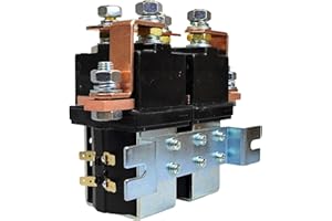 XYZIL SW202 400A Reversing Solenoid Contactor Compatible with Albright Electric Heavy Duty Coil Golf Cart Electric Vehicle Material Handling (48V)