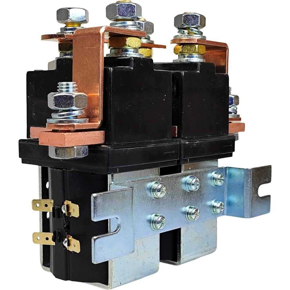 Photo 1 of XYZIL SW202 400A Reversing Solenoid Contactor Compatible with Albright Electric Heavy Duty Coil Golf Cart Electric Vehicle Material Handling (48V)