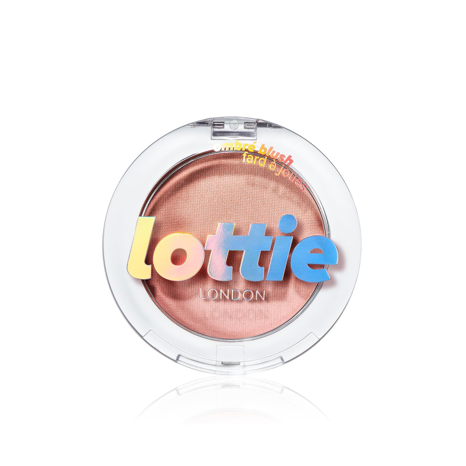 Lottie London Ombré Blush in Serene, Lightweight & High Pigmented Powder Blusher for a Healthy Flush of Natural, Buildable Color
