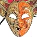ZjpMask Full Face Venetian Jester Mask Masquerade Mardi Gras Wall Decorative Art Collection