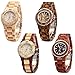 GBlife Bewell ZS-100BL Handmade Wooden Women Quartz Watch Metal Case Retro Wrist Watch (ZEBRAWOOD)