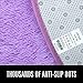 LOCHAS Luxury Round Fluffy Area Rugs for Bedroom Kids Girls Room Nursery, Super Soft Circle Rug, Cute Shaggy Carpet for Children Living Room, 4x4 Feet Purple