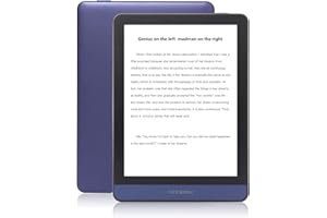 AZMXDVP Meebook E-Reader M6 | 6' Eink Carta Screen 300PPI | Adjustable Smart Light | Android 11 | Ouad Core Processor | Audio Books|Support Google Play Store | 3GB+32GB Storage | Micro-SD Slot | Purple