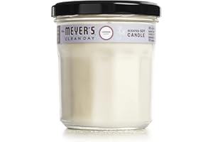 Mrs. Meyer's Clean Day Scented Soy Aromatherapy Candle, 35 Hour Burn Time, Made with Soy Wax and Essential Oils, Lavender Sce