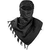 FREE SOLDIER Scarf Military Shemagh Tactical Desert Keffiyeh Head Neck Scarf Arab Wrap with Tassel for Men Women