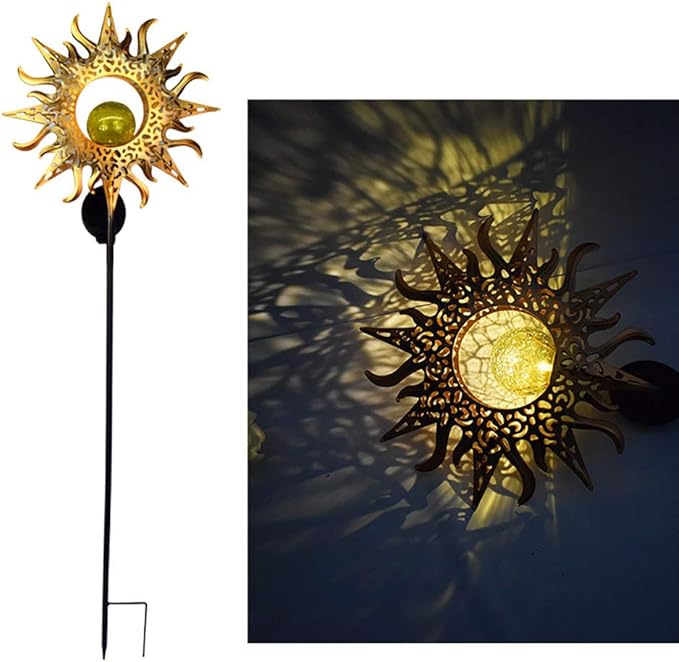 solar sunflower lights amazon