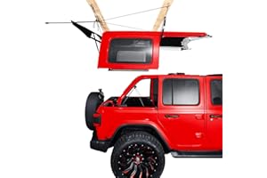 Hard Top Removal Lift for Jeep Wrangler, Compatible with All Jeep Wrangler JK JL Models, Easy One-Person Operation Roof Hardt