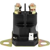 12V Starter Solenoid Relay Switch Replacement 3 Terminals for Sten 435-700 Hus-qvarna 539101714 Trom-Betta 812-1221-211 854-1221-210 93265-9 93265WR 93265-WR