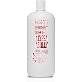 Alyssa Ashley Redberry Musk Hand and Body Moisturizer - Body Lotion and Hand Cream for Women with Vanilla and Musk Scent - Rapid Absorption - 25.5 oz