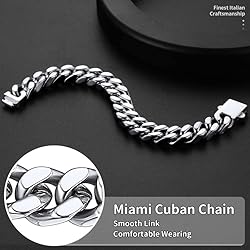 ChainsHouse Hip Hop Cuban Bracelet for Men 12mm