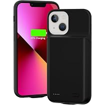 Coque Batterie IPhone 13 – 7000 MAh – Recharge Intégrée – Protection Anti-chocs – Synchronisation Sans Retrait