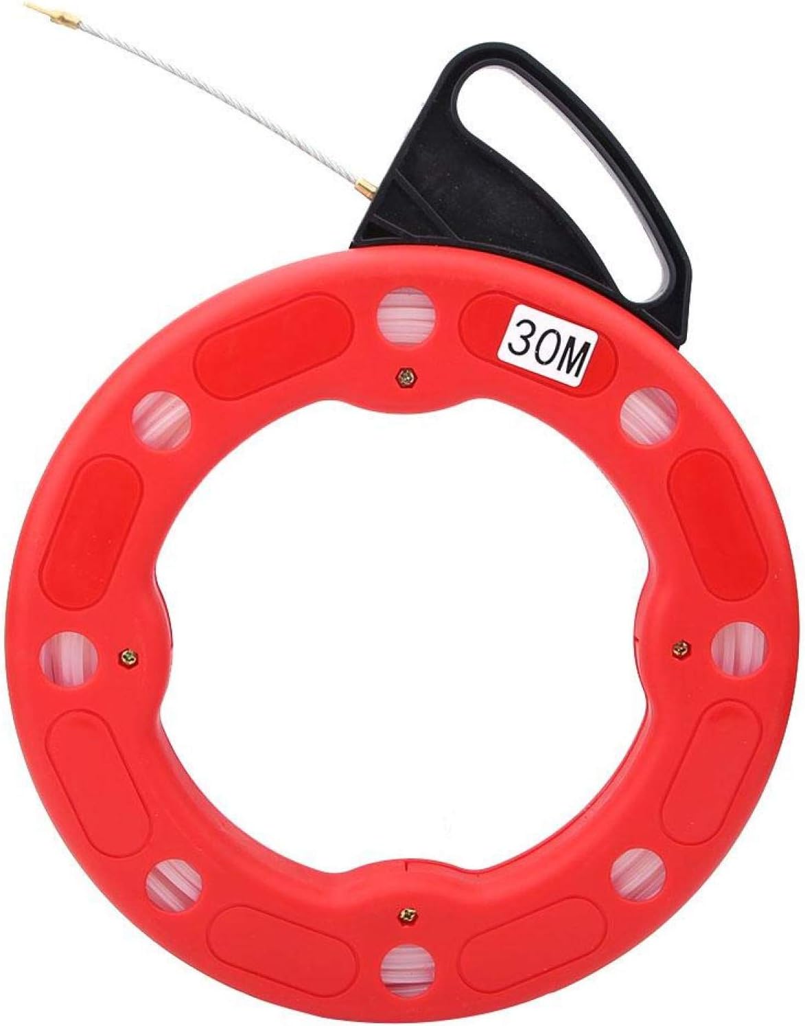 Fiberglass Fish Tape, Fish Tape Wire Puller, 4.0mm 30m Heavy Duty