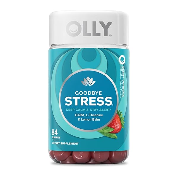 OLLY OLLY GOOD BYE STRESS GUMMIES (84COUNT), 84COUNT