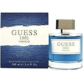 GUESS Factory Men's Guess 1981 Indigo 3.4 oz 100 ml Eau De Toilette Spray for Men,10009396