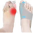 2Pcs Bunion Corrector for Women & Men Big Toe Straightener-Bunions Correction Women & Men-Bunion Splint-Bunion Pads for Bunions Relief-Hallux Valgus Pain Relief,Comfortable & Breathable for Day/Night