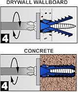 T.K.Excellent Phillips Pan Head Self-Tapping Screws and Drywall Anchors Kit 400 view 12