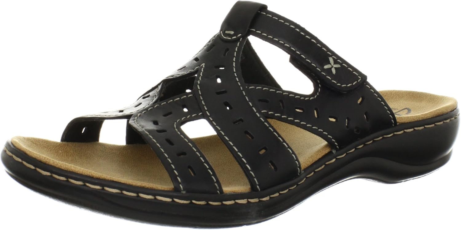 clarks leisa truffle sandals