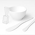 Appearus 4-Pc Face Mask Mixing Kit: Professional Spa Bowl Set for DIY Facial Treatments (White)